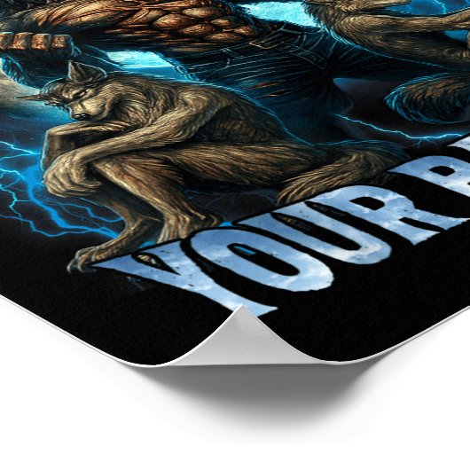 If They Talk Behind Your Back Fart Funny Cringe Al ポスター (角)