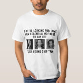 If We're Looking For Some Non-Essential Workers To Tシャツ (正面)
