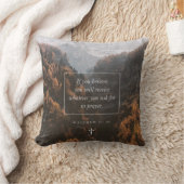 If You Believe Matthew 21: 22 Faith Bible Verse クッション (ブランケット)