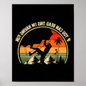 If You Can Read This I'm Having Fun Funny Rock Cli ポスター (正面)