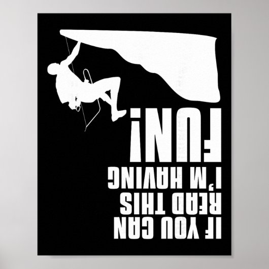 If You Can Read This I'm Having Fun Mountain Rock  ポスター (正面)