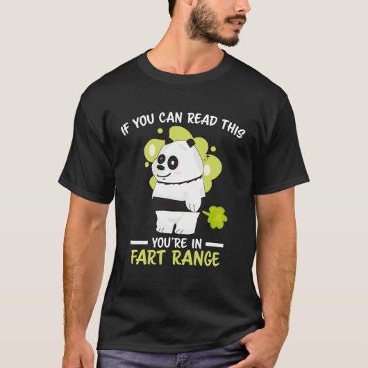 If You Can Read This You re in Fart Range Hallowee Tシャツ (正面)