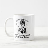 If You Can't Kill Them With Kindness Just Try Ison コーヒーマグカップ (左)