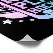 If You Can't Play Nice Play Hockey Funny Ice Hocke ポスター (角)