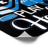 If You Can't Play Nice Play Hockey, Hockey Lover G ポスター (角)