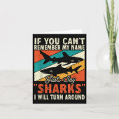 If You Can't Remember My Name Just Say Sharks  カード (正面)