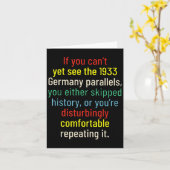 If You Can't Yet See The 1933 Germany Parallels Yo カード (黄色い花)