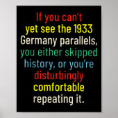 If You Can't Yet See The 1933 Germany Parallels Yo ポスター (正面)