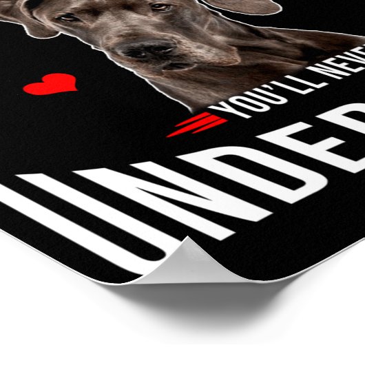 If You Dont Have Great Dane You Never Understand  ポスター (角)