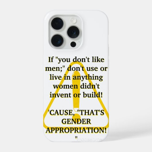 If "you don't like men;" iPhoneケース (裏面)