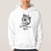 If you fail try again, sweatshirts パーカ (正面)