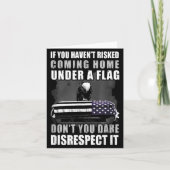 If You Haven't Risked Coming Home Under A Flag  カード (正面)