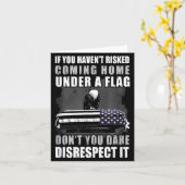 If You Haven't Risked Coming Home Under A Flag  カード (黄色い花)