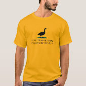 If You Hear Honking – Goose Gadsden Flag Parody Tシャツ (正面)