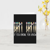 If You Know You Know Art Teachers Students 67 Six  カード (黄色い花)