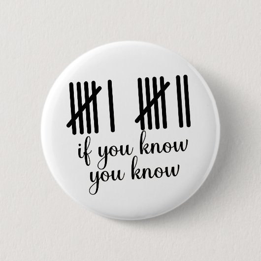 If You Know You Know Six Seven 6 7 Math  缶バッジ (正面)