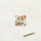 If You Look At What You Have In Life ポストイット (デスク上)