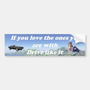 If_You_Love_the_Ones_mountain_range バンパーステッカー