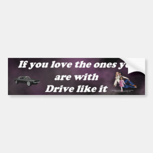 If_You_Love_the_Ones_purple_cloud バンパーステッカー
