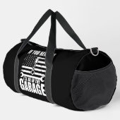 IF YOU NEED ME I'LL BE IN THE GARAGE ダッフルバッグ (右コーナー)