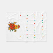 If You Need Me, I'll Be Wrapped In Christmas Light フリースブランケット (正面(横))