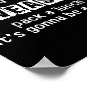 If You’re Waiting For Me To Give A , Funny Sarcast ポスター (角)