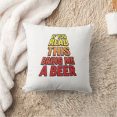 If You Read This Bring Me a Beer クッション (ブランケット)