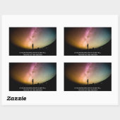 If your dreams don't scare you 長方形シール (シート)