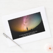 If your dreams don't scare you 長方形シール (封筒)