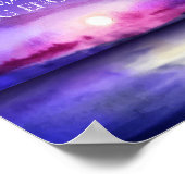 If Your Dreams Don't Scare You Purple Sun Moon ポスター (角)