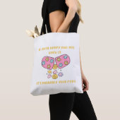 If you're happy and you know it トートバッグ (クローズアップ)