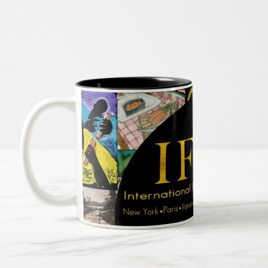 IFAC -- 2トーンのコーヒーマグ ツートーンマグカップ (左)