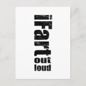 iFartの騒々しい洗浄景色 ポストカード (正面)