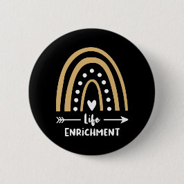 ifeエンリッチメントアクティビティディレクターRainbow Leopard 缶バッジ