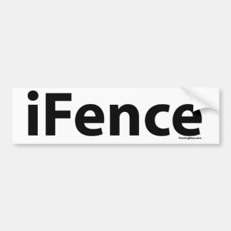 iFence バンパーステッカー