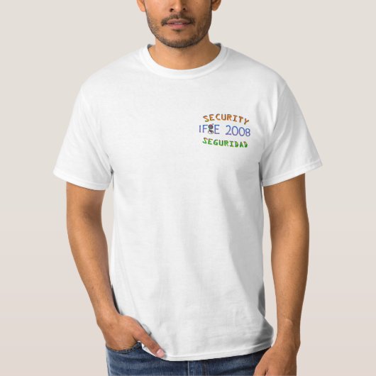 IFGEの2008年の保証 Tシャツ (正面)