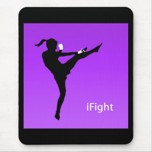 iFightの女の子のmousepad マウスパッド