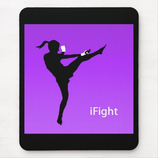 iFightの女の子のmousepad マウスパッド (正面)