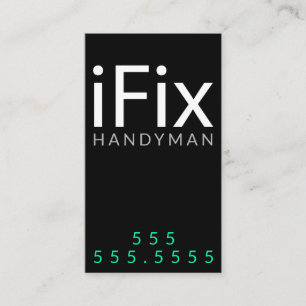 iFix。 カスタマイズ可能な便利屋修理ビジネス 名刺