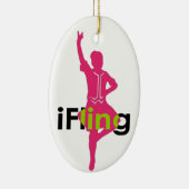 iFling高地のダンサー セラミックオーナメント (右)
