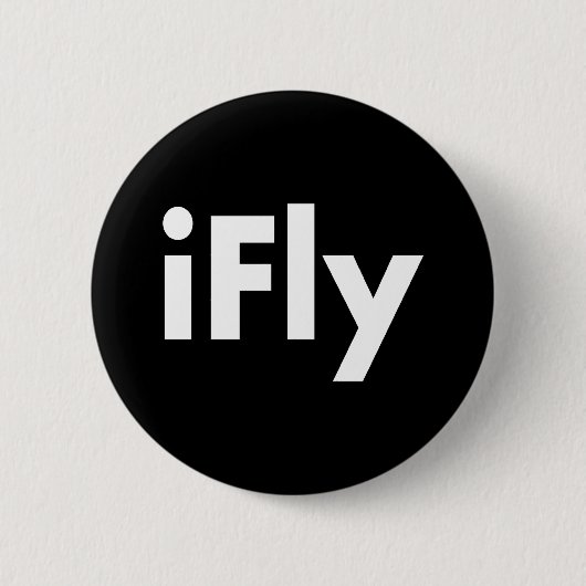 iFly 缶バッジ (正面)
