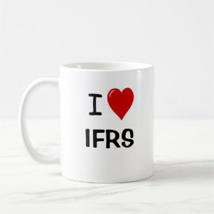 IFRSの金融会計基準が大好き コーヒーマグカップ