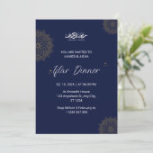 Iftarディナー招待ラマダンnavvy 招待状 (スタンド正面)