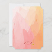 Iftarパーティの招待状 招待状 (裏面)