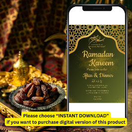 IFTARパーティの招待状 招待状