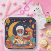 Iftar使い捨てパパプレート ペーパープレート (パーティー)