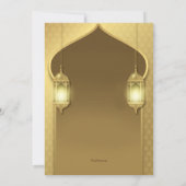 Iftar招待状 招待状 (裏面)