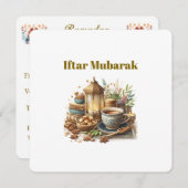 Iftar Dinner Invitations シーズンカード (正面/裏面)