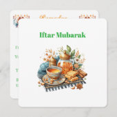 Iftar Dinner Invitations シーズンカード (正面/裏面)
