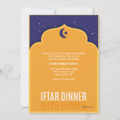 Iftar Dinner Party 招待状 (裏面)